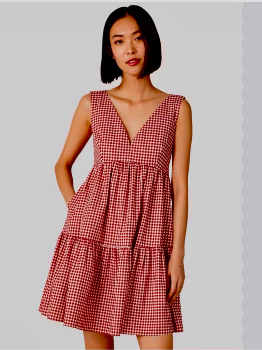 ♠️♥️kate spade Red and White Gingham Dress♥️♠️
